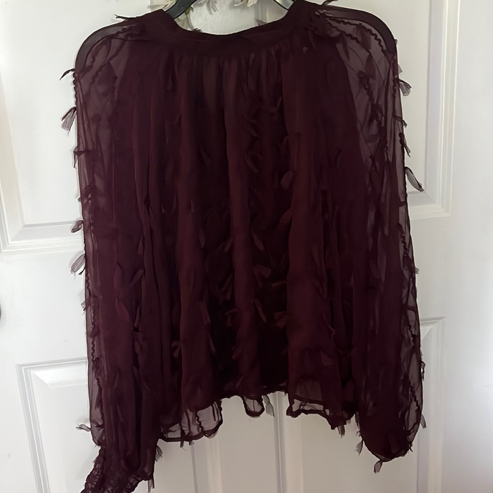 Zara Fringed Blouse XL